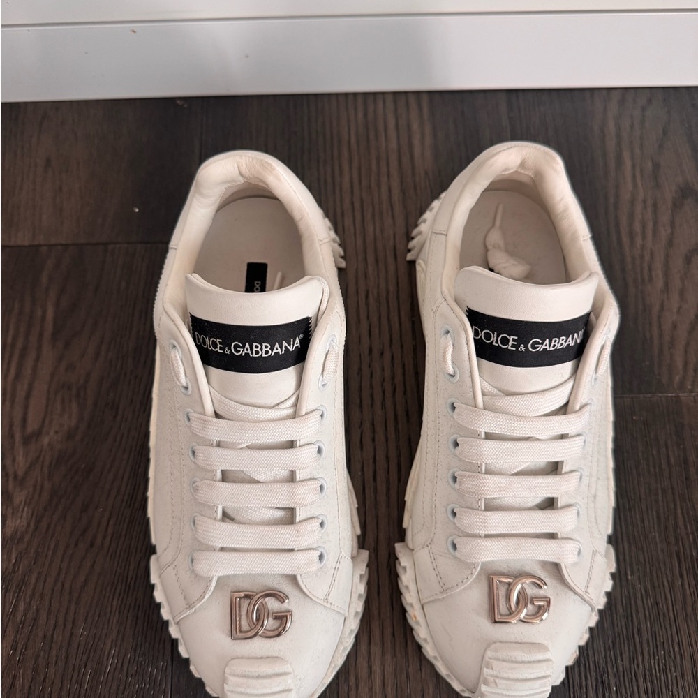 Dolce & Gabbana White Sneakers